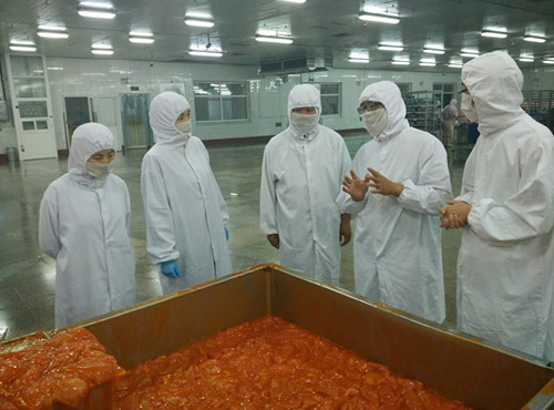 山东省肉类协会组织对申报“食安山东”放心肉类品牌产品企业进行现场考核验收